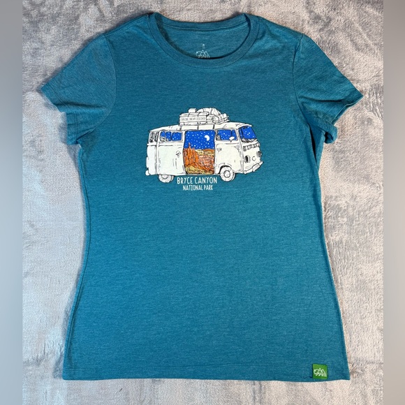 Women's Bryce Canyon National Park Teal Blue Shirt Medium
Wild Van Graphic Tee - Picture 6 of 7